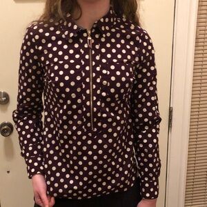 Tommy Hilfiger Polka Dot Women's Jacket - Black and White